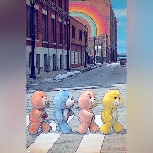 Care Bears - Abbey Road Wall Poster won at the fair never unrolled or hung up